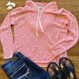Maurices Striped Knit Hoodie